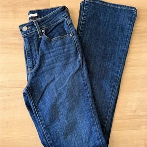 Levi's Dark Blue Straight Leg Women's Jeans